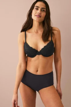 Ellos Collection T-shirt-bh Isabel Vadderad 2-pak Sort+hvid Best