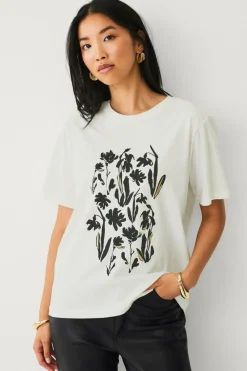 Ellos Collection T-shirt i bomuld hvid Best