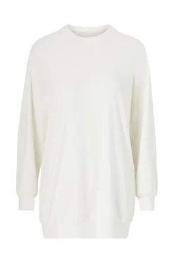 Ellos Collection Tunika i velour Hvid Outlet