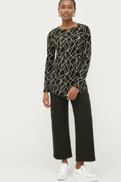 Ellos Collection Tunika Talina Grafisk mønstret Best