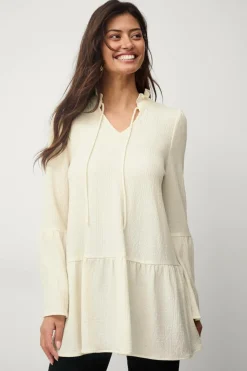 Ellos Tunikaer>Collection Tunika Evelyn Cremehvid