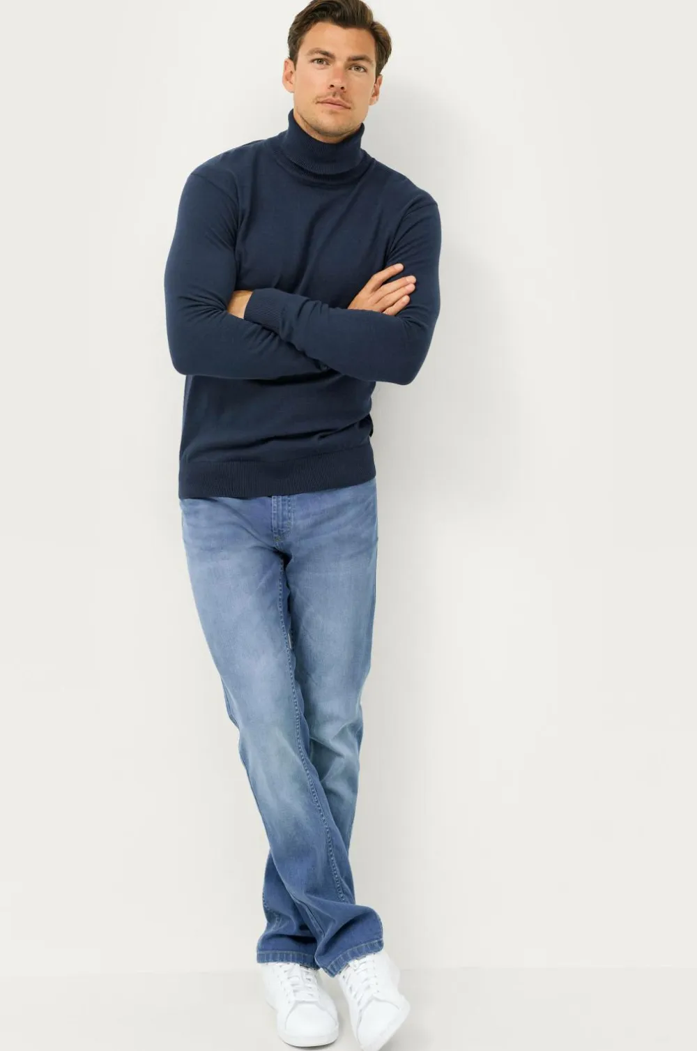 Ellos Basistøj|Trøjer>Collection Turtleneck trøje Jake Bleu marine