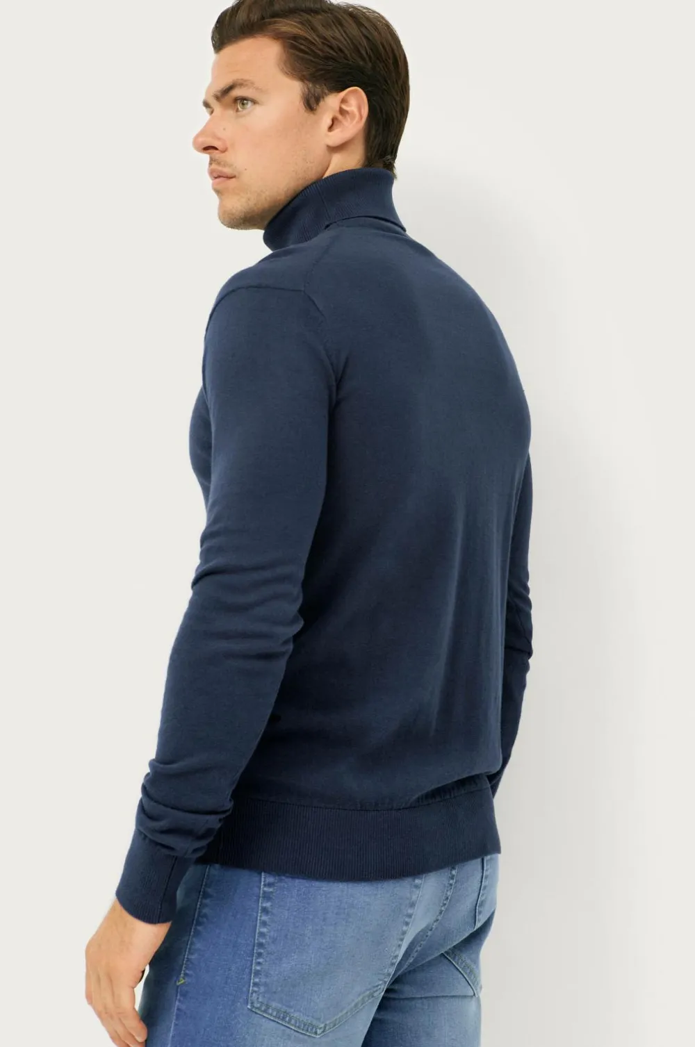Ellos Basistøj|Trøjer>Collection Turtleneck trøje Jake Bleu marine