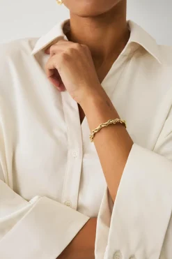 Ellos Collection Tvistet bangle Guld Discount