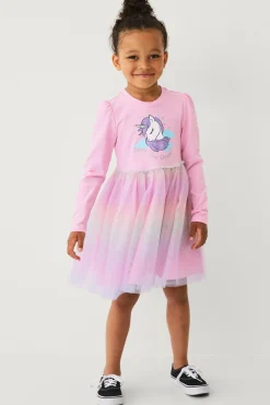 Ellos Collection Tylkjole i jersey rosa multifarvet Clearance