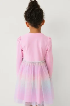 Ellos Collection Tylkjole i jersey rosa multifarvet Clearance