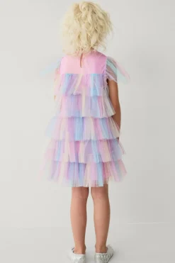 Ellos Collection Tylkjole med flæser multifarvet New