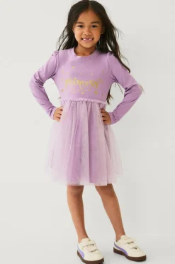 Ellos Kjoler>Collection Tylkjole i jersey lilla