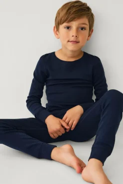 Ellos Undertøj>Collection Underbukser i merinould Marinblå