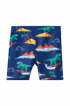 Ellos Collection UV-sæt med top og shorts Blå Surf Hot