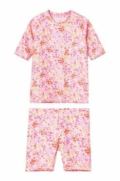 Ellos Collection UV-sæt med top og shorts Blomstret Sale