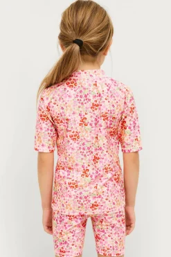 Ellos Collection UV-sæt med top og shorts Blomstret Sale