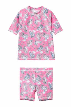 Ellos Collection UV-sæt med top og shorts Rosamønstret Best