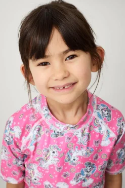 Ellos Collection UV-sæt med top og shorts Rosamønstret Best