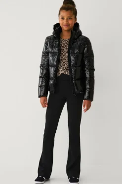 Ellos Overtøj>Collection Vandafvisende pufferjakke sort