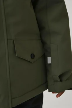 Ellos Collection Vandafvisende vinterjakke grøn Hot