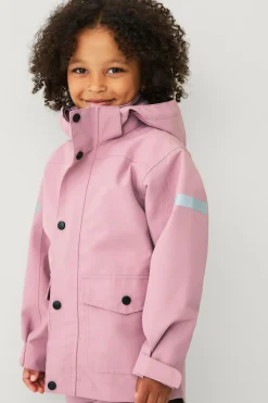 Ellos Overtøj>Collection Vandafvisende skaljakke syrenlila