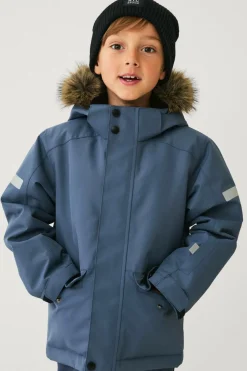 Ellos Collection Vandafvisende vinterjakke Gråblå Online