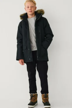 Ellos Collection Vandafvisende polstret parka Sort Online