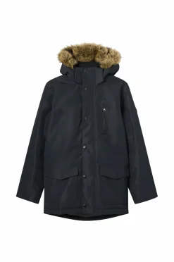 Ellos Collection Vandafvisende polstret parka Sort Online