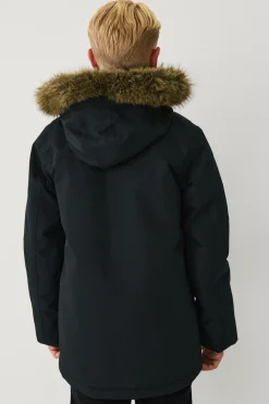 Ellos Collection Vandafvisende polstret parka Sort Online