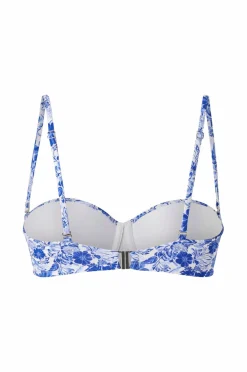 Ellos Collection Vatteret Balconette Bikini-BH med bøjle Blue floral Discount