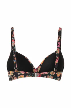 Ellos Collection Vatteret bikini-BH med bøjle Blomstret Clearance