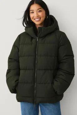 Ellos Jakker & Frakker>Collection Vatteret jakke mørkegrøn