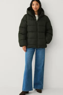 Ellos Jakker & Frakker>Collection Vatteret jakke mørkegrøn