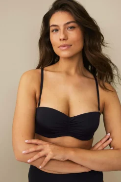 Ellos Collection Vatteret Balconette Bikini-BH med bøjle Sort Online