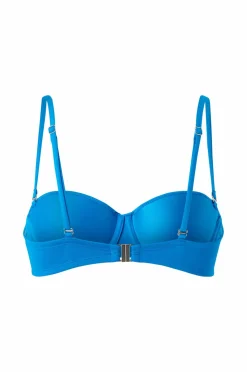 Ellos Collection Vatteret Balconette Bikini-BH med bøjle Blå Online