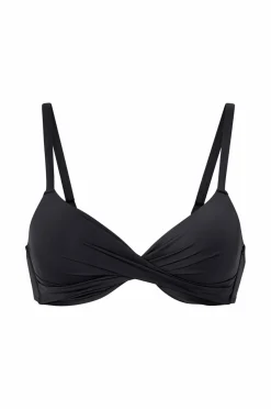 Ellos Collection Vatteret bikini-bh med bøjle Sort Sale