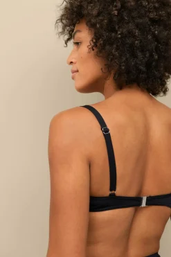 Ellos Collection Vatteret bikini-bh med bøjle Sort Sale