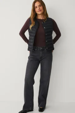 Ellos Jakker & Frakker>Collection Vatteret vest Sort