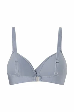 Ellos Collection Vatteret bikini-bh med bøjle Blå Discount
