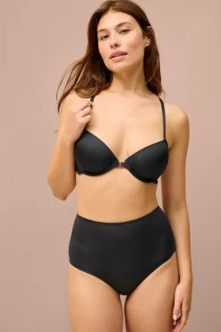 Ellos Bh'Er>Collection Vatteret bøjle-bh med bryderryg Sort