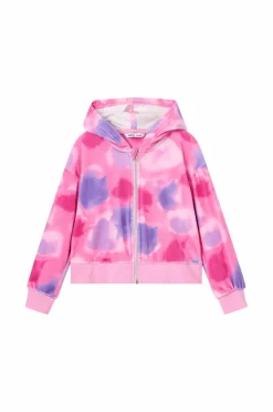 Ellos Collection Veloursæt rosa/lilla batikmønstret Discount