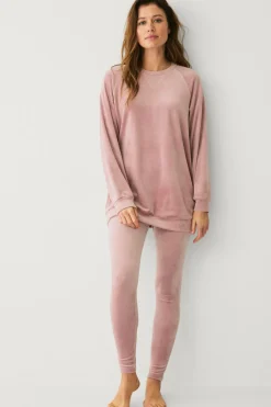 Ellos Loungewear & Homewear>Collection Veloursweater Lyserød