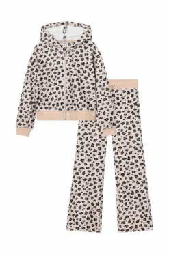 Ellos Sæt Til Børn>Collection Veloursæt leopardmønstret