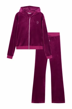 Ellos Sæt Til Børn>Collection Veloursæt vinrød