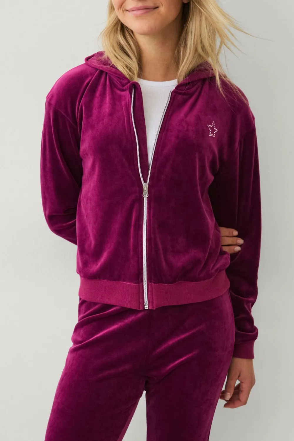 Ellos Sæt Til Børn>Collection Veloursæt vinrød