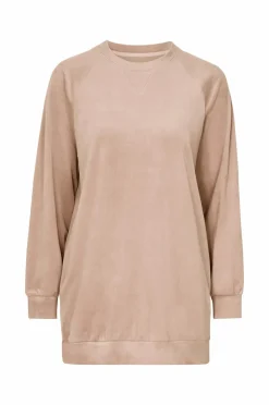 Ellos Collection Veloursweater Beige New