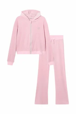 Ellos Collection Veloursæt rosa Discount