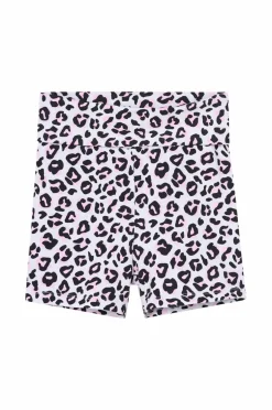 Ellos Collection Yoga-shorts Lyserød leopard mønstret New