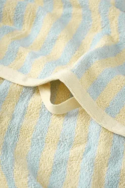 Ellos Home Badehåndklæde Stripe 70x140cm Lyseblå Online