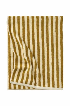 Ellos Home Badehåndklæde Stripe 70x140cm Gyldenbrun Best