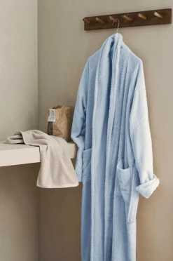 Ellos Home Badekåbe til voksne Lyseblå Clearance