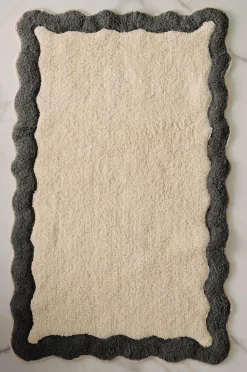 Ellos Home Bademåtte Scallop Mørkegrå Outlet