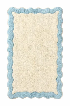 Ellos Home Bademåtte Scallop Himmelblå Best