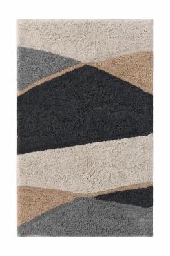 Ellos Home Badeværelsesmåtte Wave Multibeige New